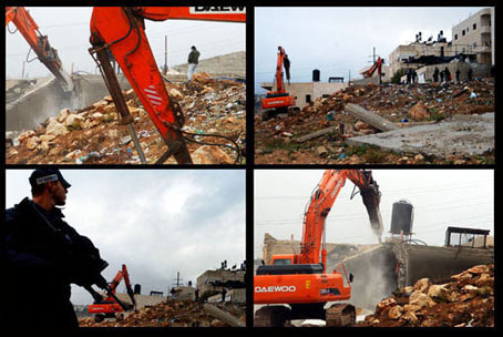 photo of demolition of houses in Jerusalem